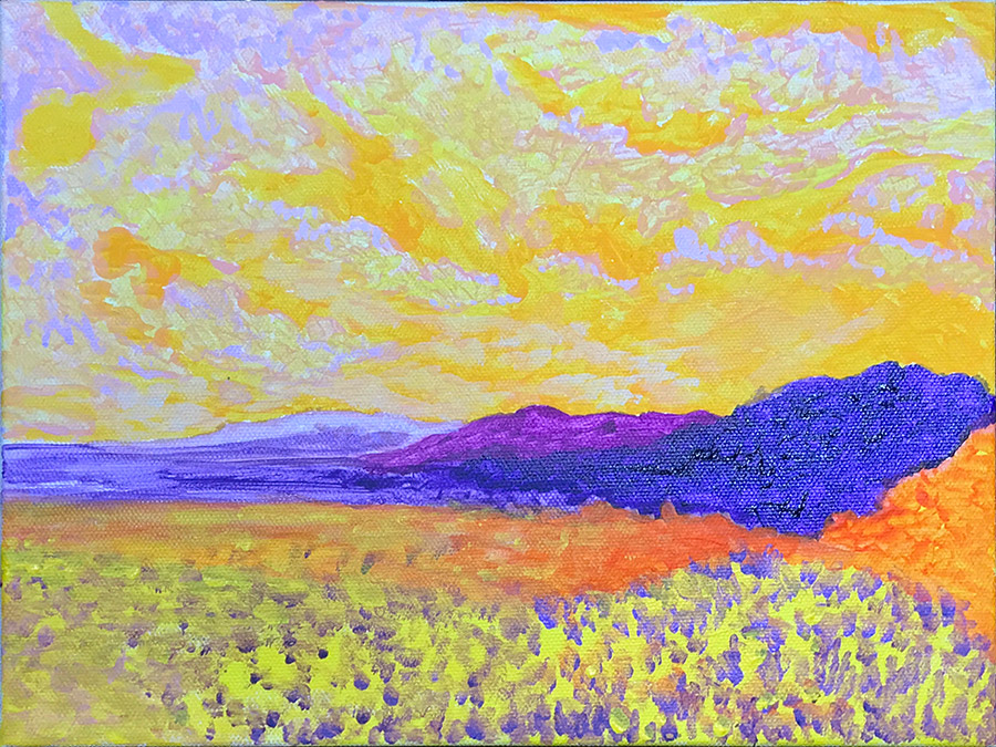 Second painting from a campground