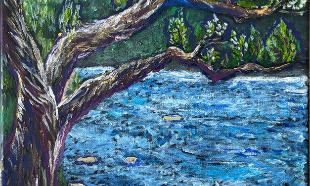 Painting at Mayberry Park in Reno