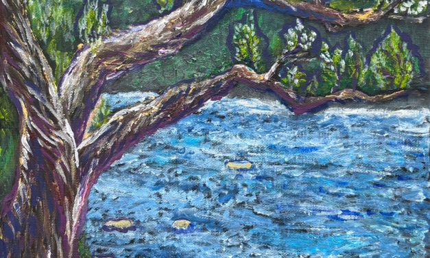 Painting at Mayberry Park in Reno